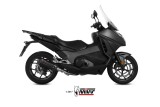 Silencieux MIVV Suono inox noir/casquette carbone Honda integra 750