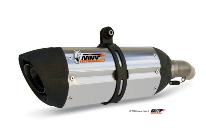 Silencieux MIVV Suono inox/casquette carbone BMW K1200 R/S/GT/LT