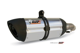 Silencieux MIVV Suono inox/casquette carbone BMW K1200 R/S/GT/LT