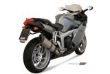 Silencieux MIVV Suono inox/casquette carbone BMW K1200 R/S/GT/LT