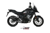 Silencieux MIVV Suono Steel Black/casquette carbone Honda CB500X