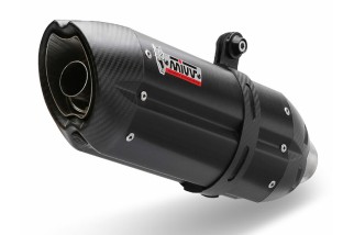 Silencieux MIVV Suono Steel Black/casquette carbone Honda CB500X