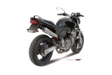 Silencieux MIVV X-Cone inox brossé Honda CB600F Hornet