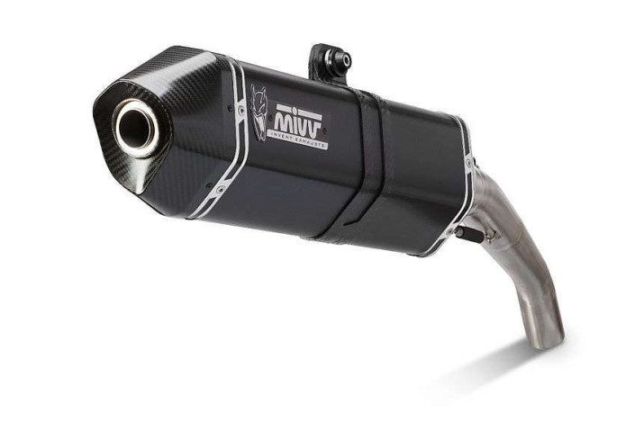 Silencieux MIVV Speed Edge Steel Black Honda CRF1000L Africa Twin