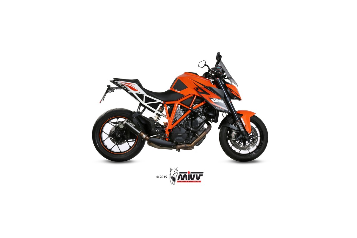 Silencieux MIVV MK3 Steel Black/casquette inox KTM 1290 Superduke