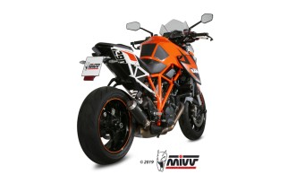 Silencieux MIVV MK3 Steel Black/casquette inox KTM 1290 Superduke