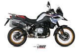Silencieux MIVV Suono Steel Black/casquette carbone BMW F850GS