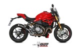 Silencieux MIVV GP Pro Steel Black/casquette inox Ducati Monster 821