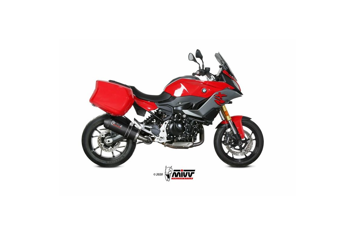 Silencieux MIVV Oval carbone/casquette carbone BMW F900XR