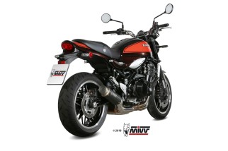 Silencieux MIVV GP Pro inox noir/casquette inox Kawasaki Z900RS