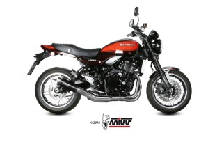 Silencieux MIVV GP Pro inox noir/casquette inox Kawasaki Z900RS