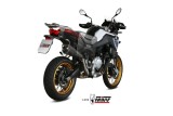 Silencieux MIVV Delta Race inox/casquette carbone BMW F850GS