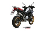 Silencieux MIVV Delta Race inox/casquette carbone BMW F850GS