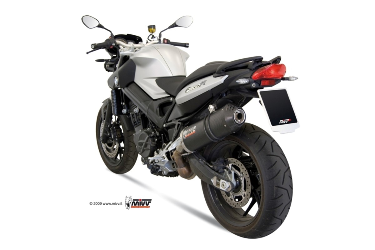 Silencieux MIVV Oval Carbon Cap carbone BMW F800R