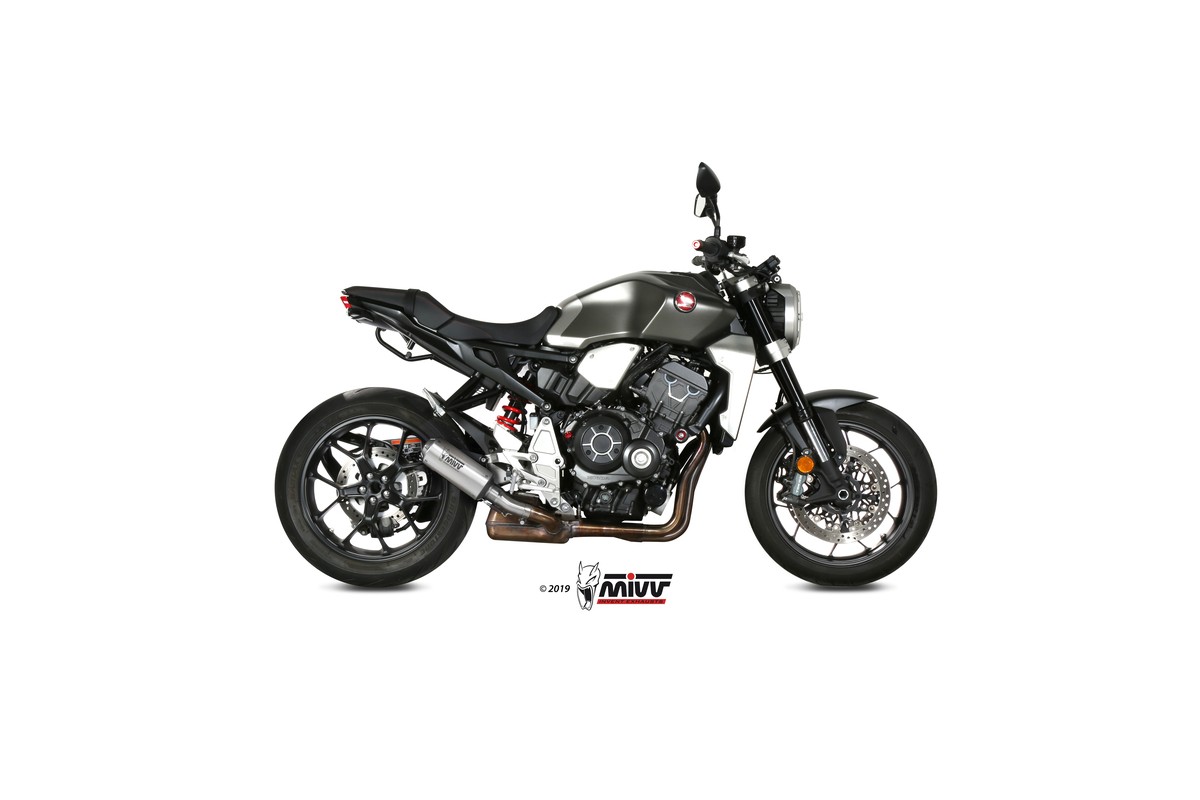 Silencieux MIVV MK3 inox/casquette inox Honda CB1000R