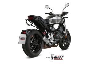 Silencieux MIVV MK3 inox/casquette inox Honda CB1000R