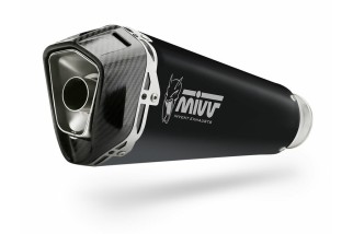 Silencieux MIVV Delta Race inox noir/casquette carbone Honda X-ADV 750