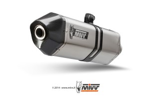 Silencieux MIVV Speed Edge inox/casquette carbone Suzuki DL1000 V-Strom
