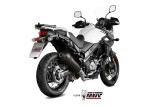 Ligne complète MIVV Oval carbone/casquette carbone - Suzuki DL650 V-Strom