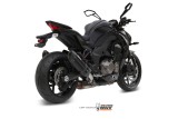 Silencieux double MIVV Suono inox brossé noir/casquette carbone Kawasaki Z1000