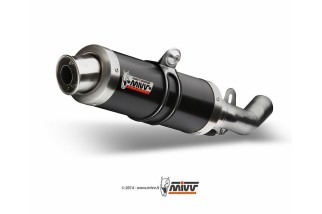 Silencieux MIVV GP inox brossé noir Kawasaki Z300