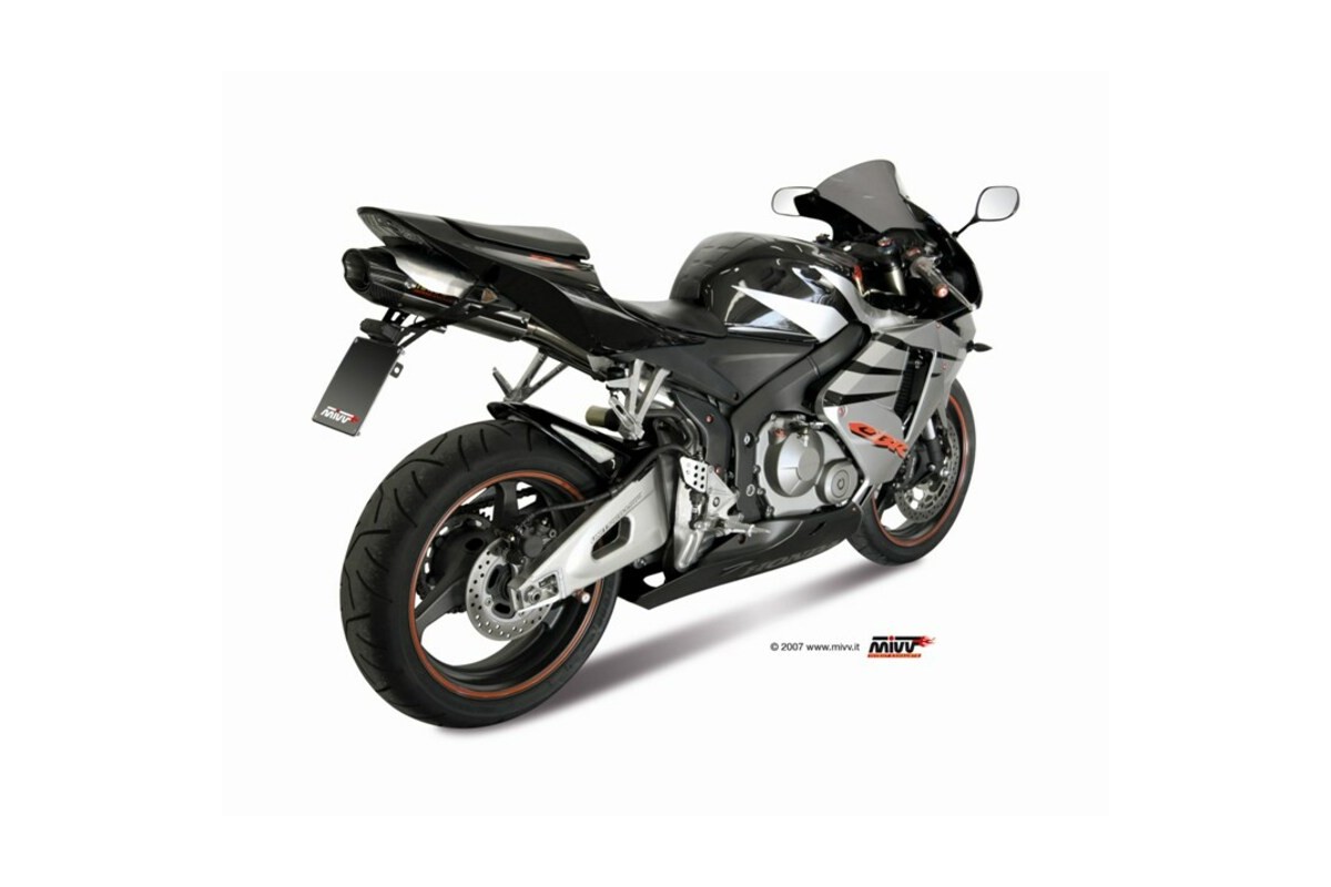 Silencieux MIVV Suono inox/casquette carbone Honda CBR600RR