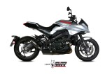 Silencieux MIVV MK3 carbone/casquette inox Suzuki GSX-S1000