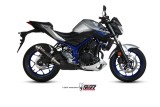 Silencieux MIVV GP inox noir casquette carbone Yamaha MT-03
