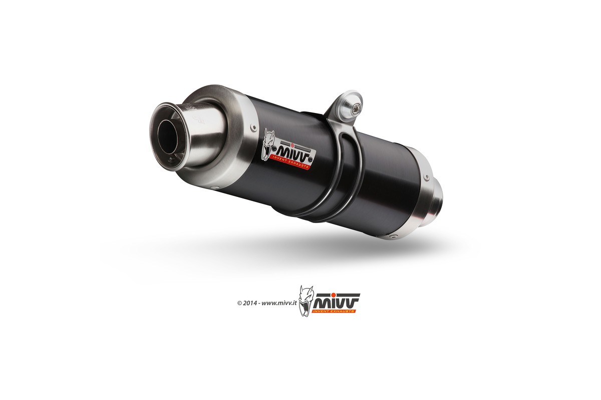 Silencieux MIVV GP inox brossé noir Gladius SFV 650