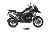 Silencieux MIVV Speed Edge inox noir/casquette carbone BMW R1250GS