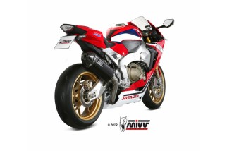 Silencieux MIVV Speed Edge Steel Black/carbone - Honda CBR1000RR