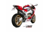 Silencieux MIVV Speed Edge Steel Black/carbone - Honda CBR1000RR