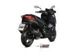 Silencieux MIVV Mover inox noir/casquette ABS noir Yamaha T-Max 300