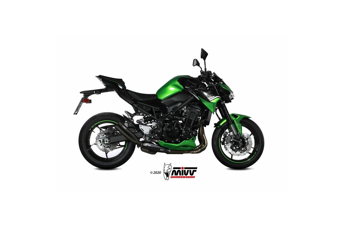 Silencieux MIVV Double Gun Steel Black Kawasaki Z900