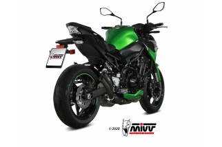 Silencieux MIVV Double Gun Steel Black Kawasaki Z900