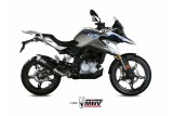 Silencieux MIVV Delta Race Steel Black/casquette carbone BMW G310GS