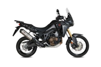 Silencieux MIVV Oval Carbon Cap titane Honda CRF1000L Africa Twin