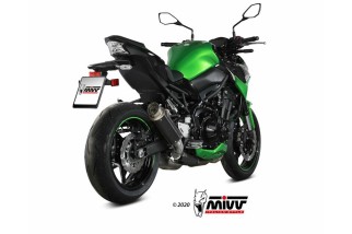 Silencieux MIVV GP Pro Steel Black/casquette inox Kawasaki Z900