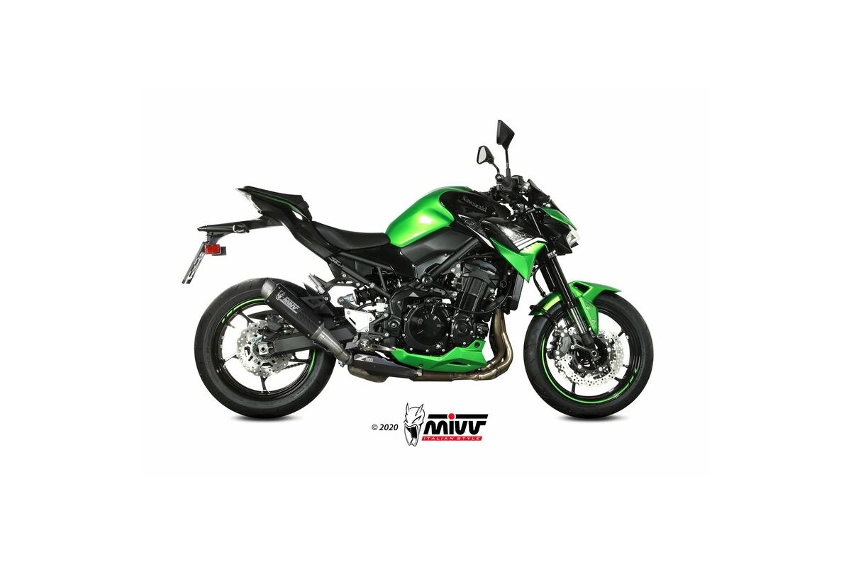 Silencieux MIVV GP Pro carbone/casquette inox Kawasaki Z900