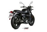Silencieux MIVV Ghibli inox noir/casquette inox Moto Guzzi V7 III