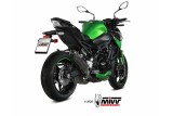 Silencieux MIVV Suono Steel Black/casquette carbonne Kawasaki Z900