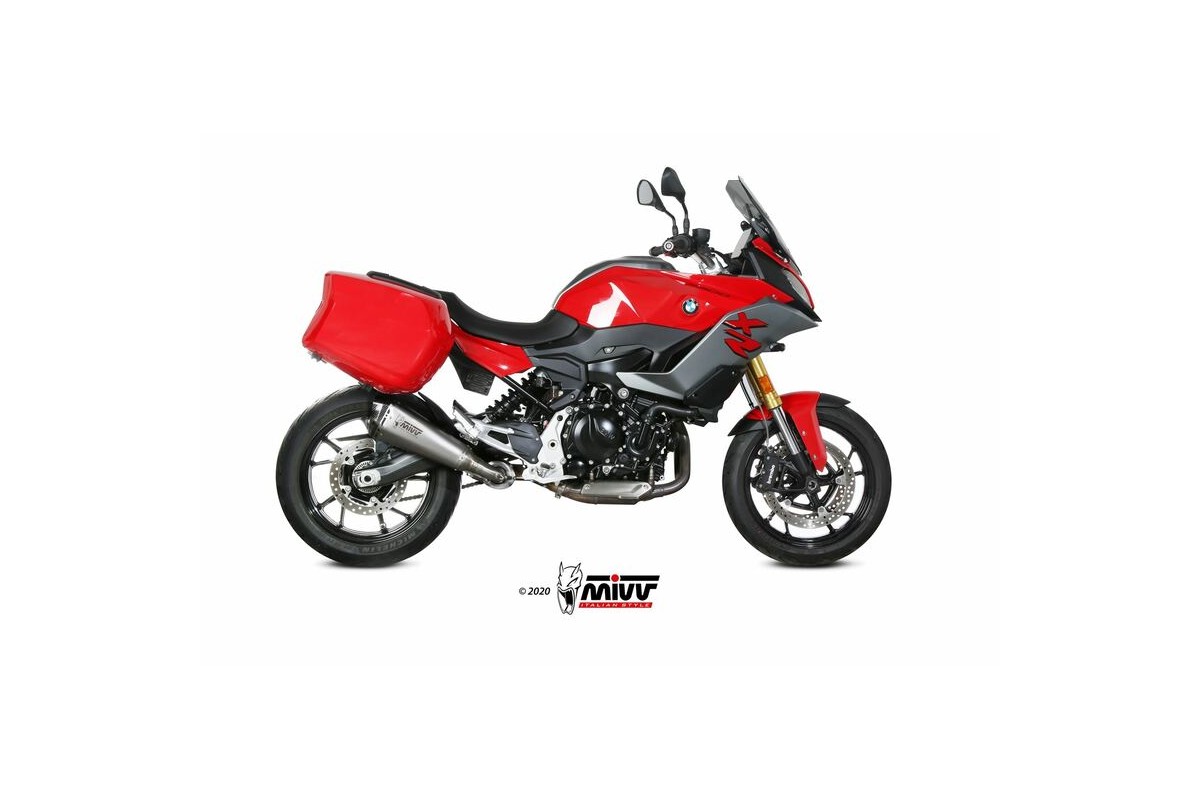 Silencieux MIVV Delta Race Inox/casquette carbone BMW F900XR