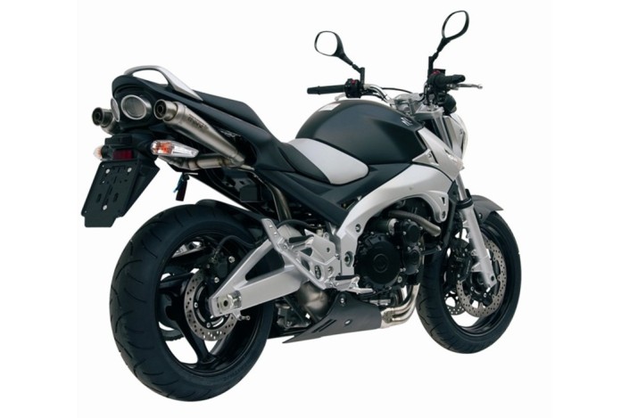 Silencieux double MIVV X-Cone inox Suzuki GSR600