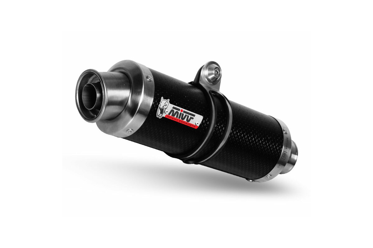 Silencieux MIVV GP Carbone casquette inox Honda CB500F