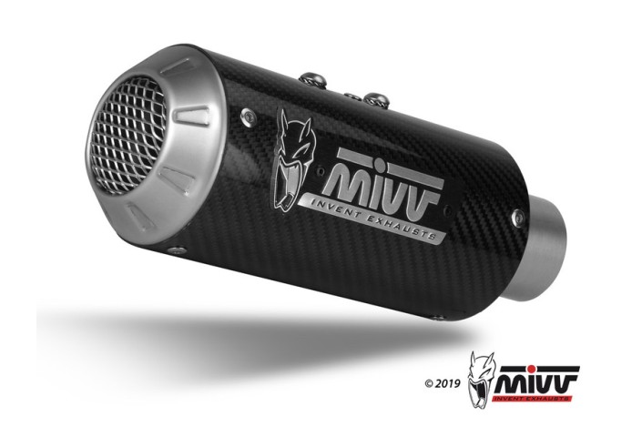 Silencieux MIVV MK3 Carbon/casquette inox Yamaha R1