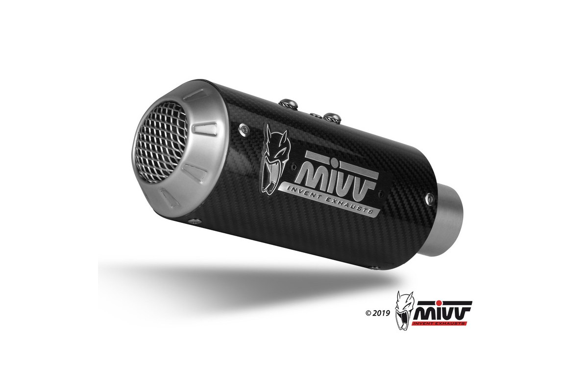 Silencieux MIVV MK3 Carbon/casquette inox Yamaha R1