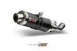 Silencieux double MIVV GP inox brossé noir Kawasaki Z1000