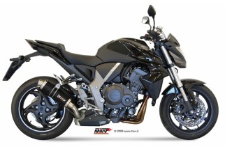 Silencieux MIVV GP inox brossé noir Honda CB1000R