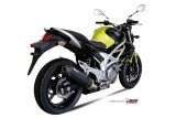 Silencieux MIVV Oval Carbon Cap carbone Suzuki Gladius SFV 650