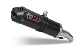 Silencieux MIVV Oval Carbon Cap carbone Kawasaki Versys 1000